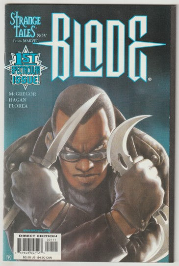 Blade (1998-1999) - 3 issue mini series - Strange Tales line