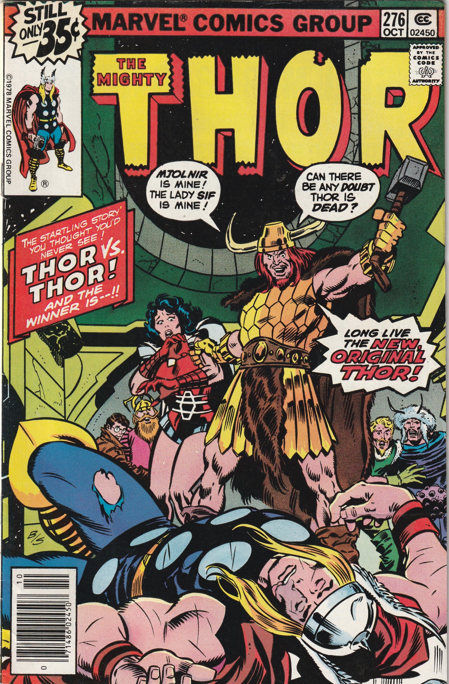 Thor #276 (1978) - 1st Appearance of Red Norvell As Thor