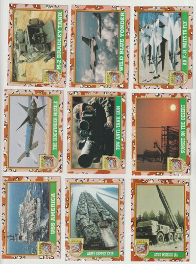 1991 Topps Desert Storm - Complete set + stickers