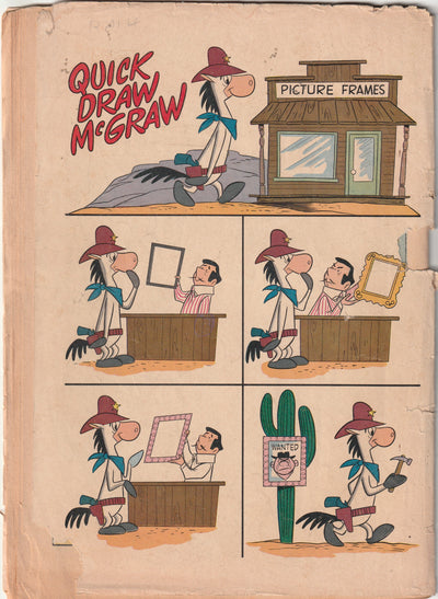 Dell Four Color #1040 (1960) - Quick Draw McGraw - 1st appearance of Quick Draw McGraw