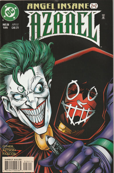 Azrael #28 (1997) - Awesome Joker cover