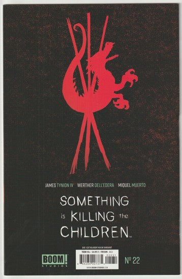 Something is Killing the Children #22 (2022) - Jenny Frison Bloody Die-Cut Mask Cover