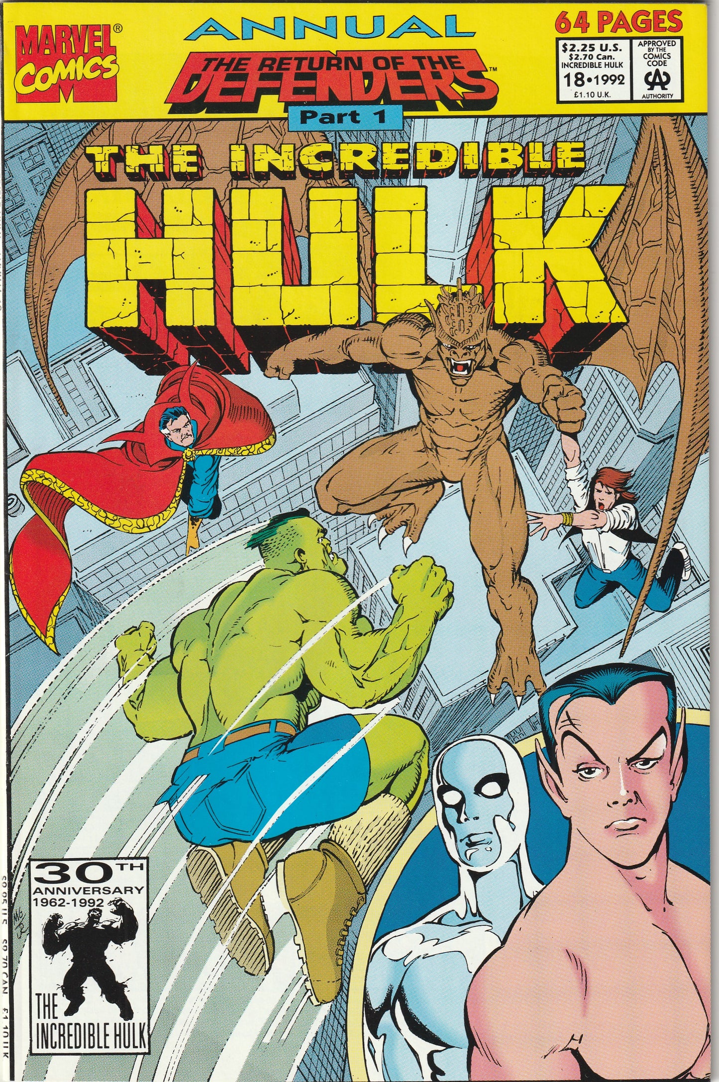 Incredible Hulk Annual #18 (1992) - Return of the Defenders, Part 1