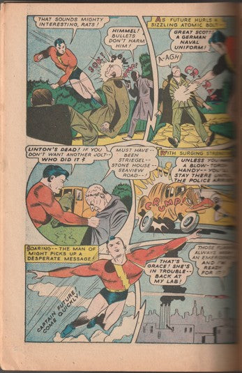 Startling Comics #36 (1945) - Alex Schomburg cover & art