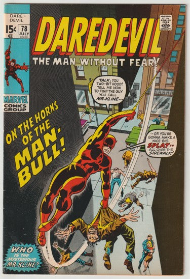 Daredevil #78 (1971) - 1st appearance of Man-Bull