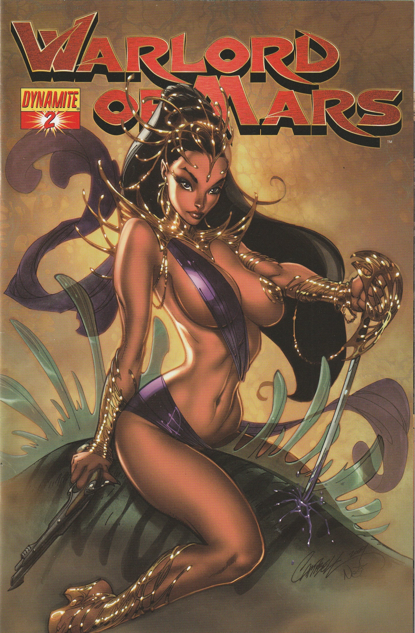 Warlord of Mars #2 (2010) - J. Scott Campbell Cover