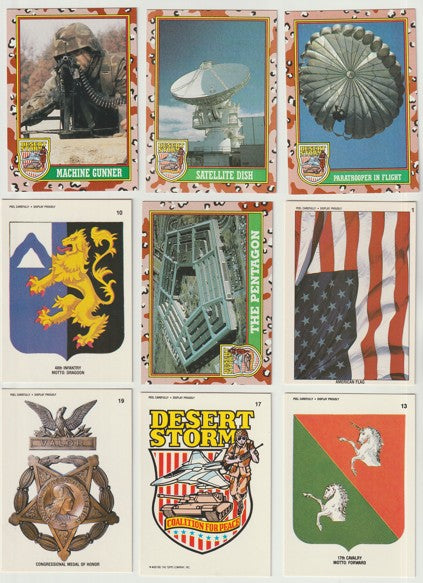 1991 Topps Desert Storm - Complete set + stickers