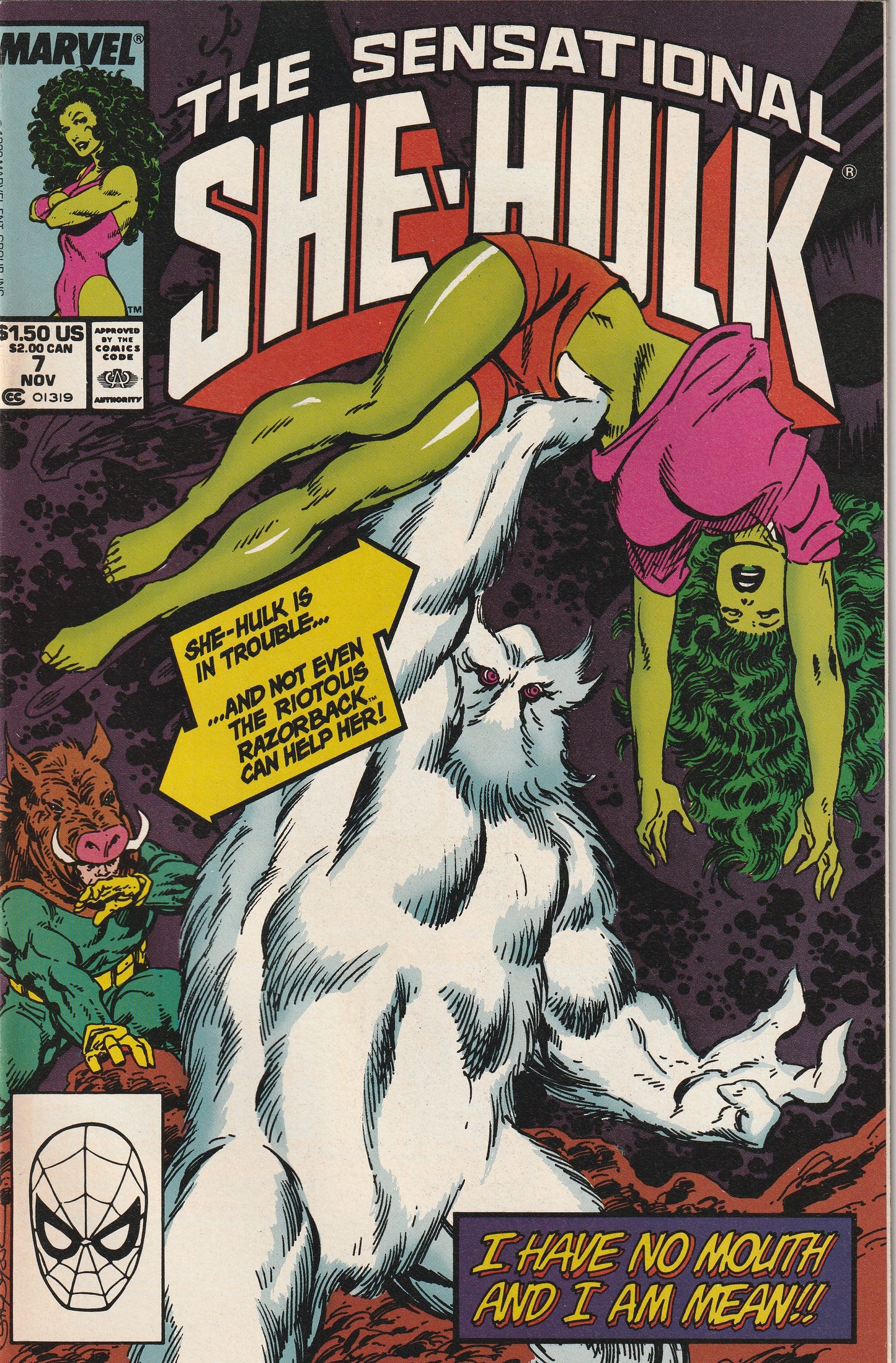 Sensational She-Hulk #7 (Vol 2, 1989)