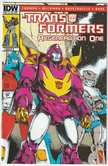 TransFormers: Regeneration One #81 (2012) - Cover B