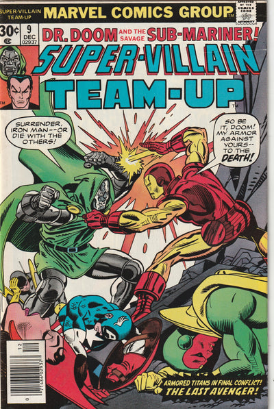 Super Villain Team-Up #9 (1976) - Avengers, Attuma & Circus of Crime Appearance