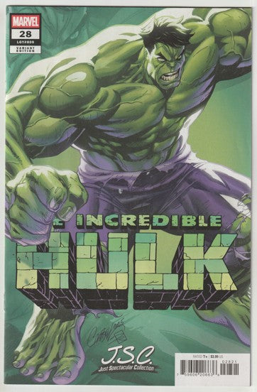 Incredible Hulk #28 (LGY #809) (2025) - J. Scott Campbell J.S.C. Just Spectacular Collection Variant Cover