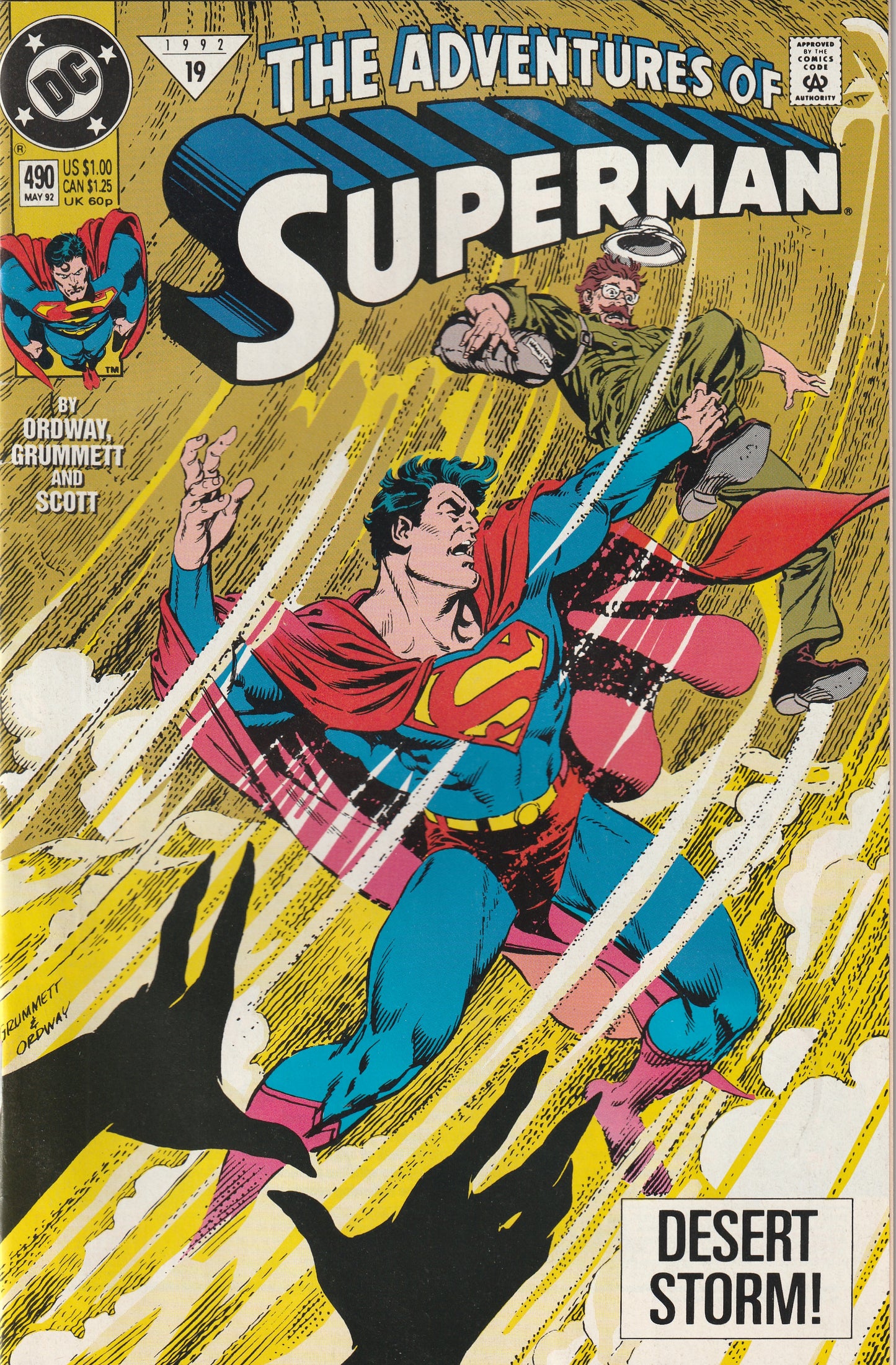 Adventures of Superman #490 (1992) - Reign of the Supermen!