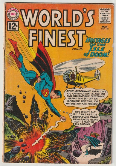 World's Finest #125 (1962) - Aquaman back-up stories begin