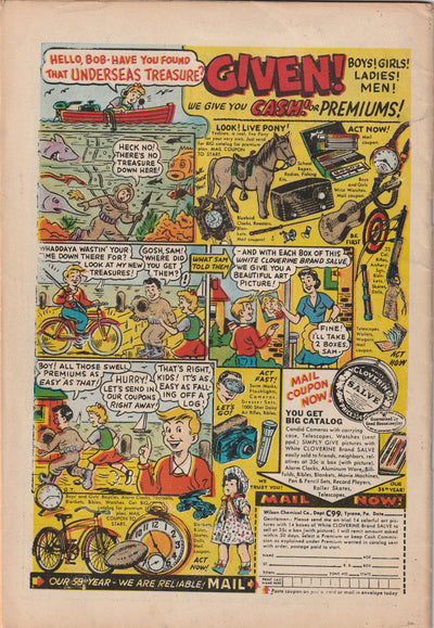 Space Adventures #13 (1954) - Blue Beetle cover/story