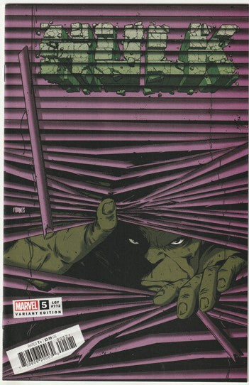 Hulk #5 (LGY #772, 2022) - Jorge Fornes Windows Shades Variant