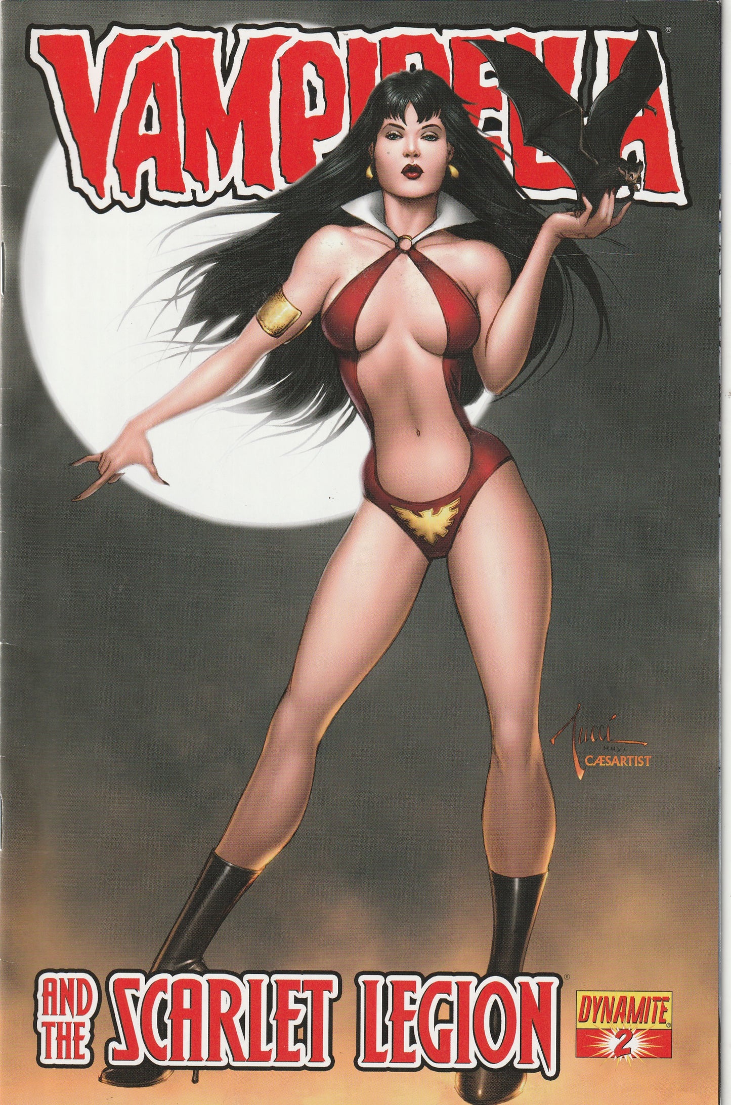 Vampirella and the Scarlet Legion #2 (2011) - Billy Tucci Cover