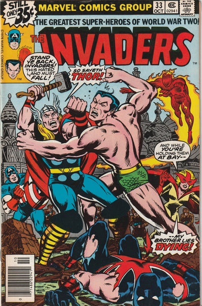 The Invaders #33 (1978) - Thor Appearance