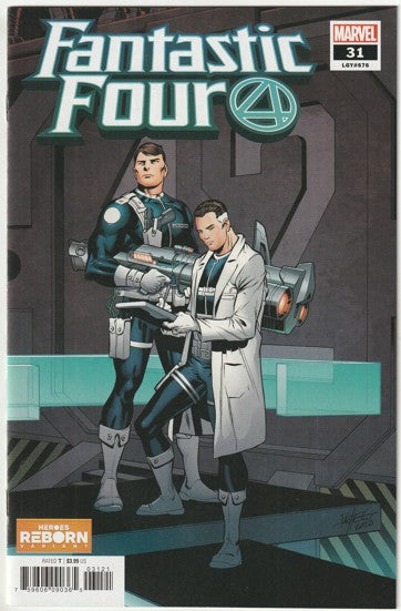 Fantastic Four #31 (LGY #676, Volume 6, 2021) - Carlos Pacheco Heroes Reborn Variant Cover