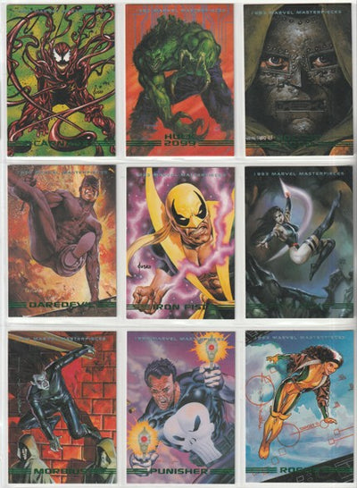 1993 Skybox Marvel Masterpieces - Complete base set