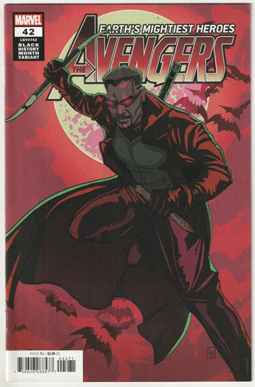 Avengers #42 (LGY #742) (2021) - Ernanda Souza Blade Black History Month Variant Cover