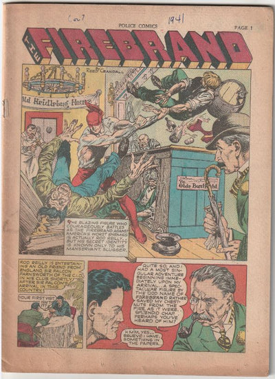 Police Comics #7 (1942) - *Coverless*