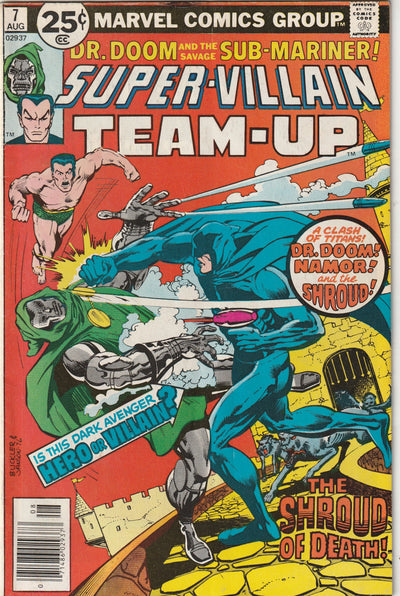 Super Villain Team-Up #7 (1976) - Origin of The Shroud, Fantastic Four Appearance