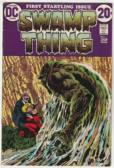 Swamp Thing #1 (1972) - 1st Appearance & Origin of 2nd Swamp Thing