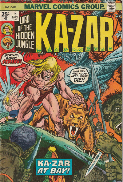 KA-ZAR #5 (1974)