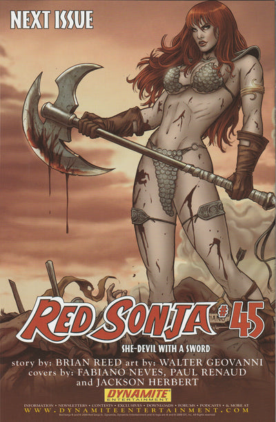 Red Sonja #44 (2009) - Ron Adrian Cover