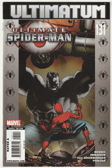 Ultimate Spider-Man #131 (2009) - Ultimatum Tie-in - Death of Ultimate Daredevil