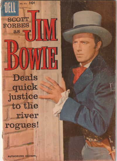 Dell Four Color #893 (1958) - Jim Bowie - Photo cover