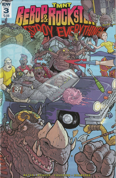 Teenage Mutant Ninja Turtles Bebop & Rocksteady Destroy Everything #3 (2016)