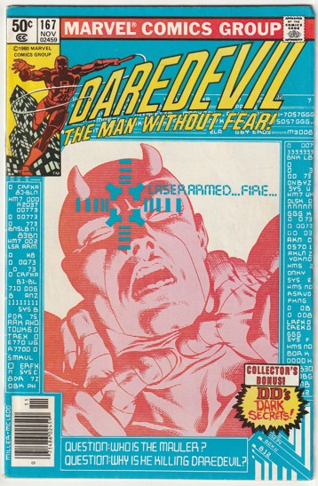 Daredevil #167 (1980) - 1st appearance and death of the Mauler