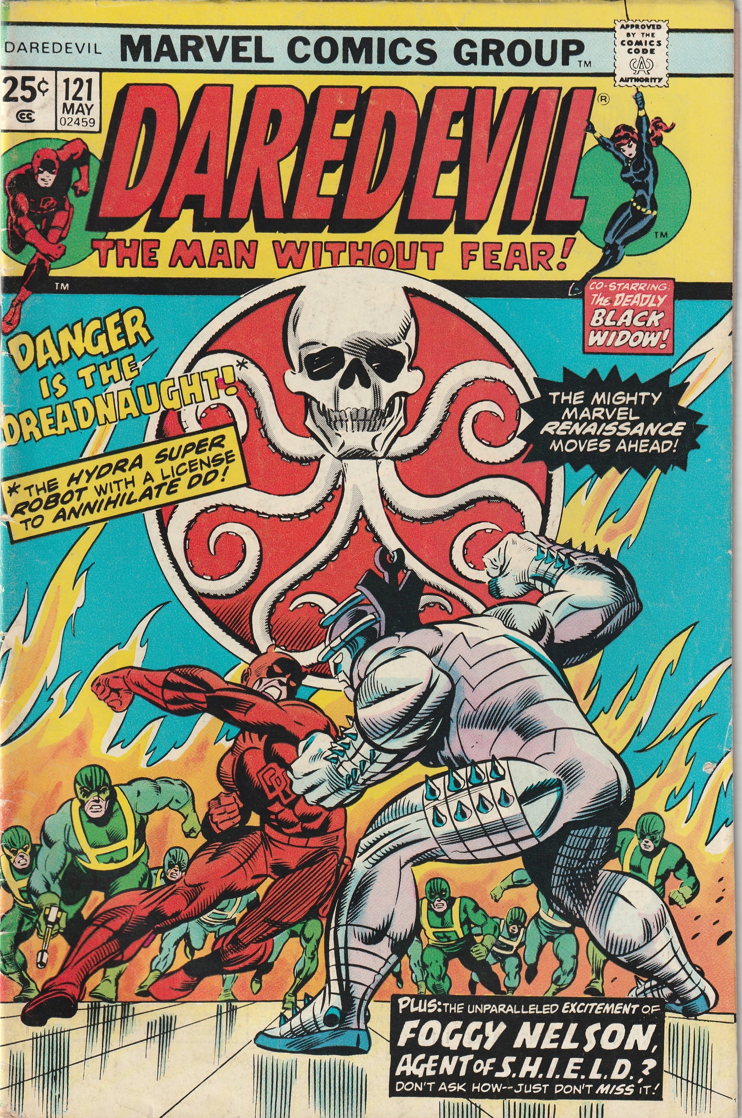 Daredevil #121 (1975) - 1st Appearance of Jackhammer (partial)
