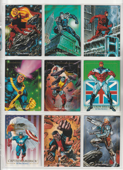 1992 Skybox Marvel Masterpieces - Complete base set