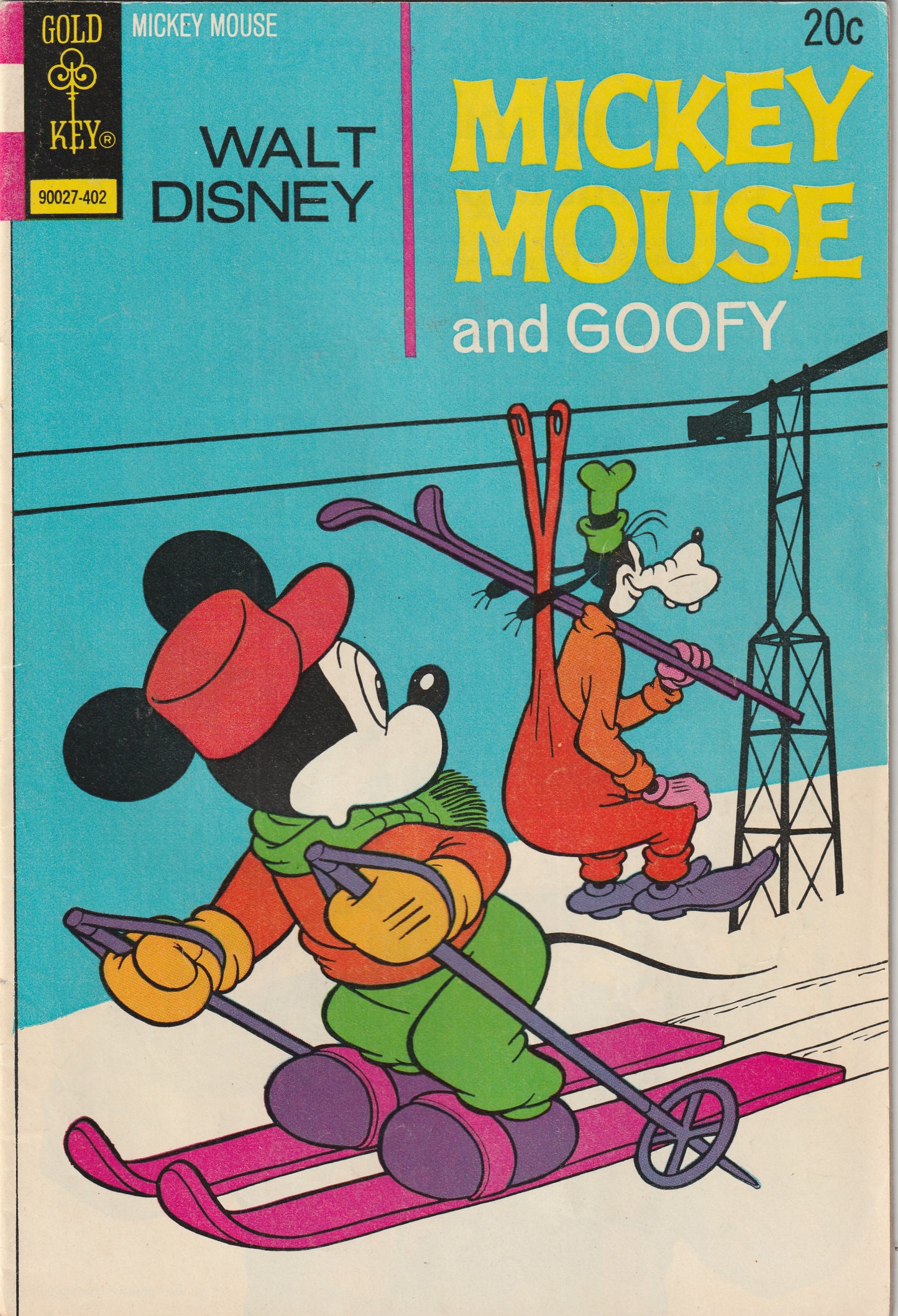 Mickey Mouse  #147 (1974) - Walt Disney Mickey Mouse and Goofy
