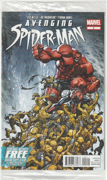 Avenging Spider-Man #2 (2012) - Polybagged Joe Madureira Cover Art