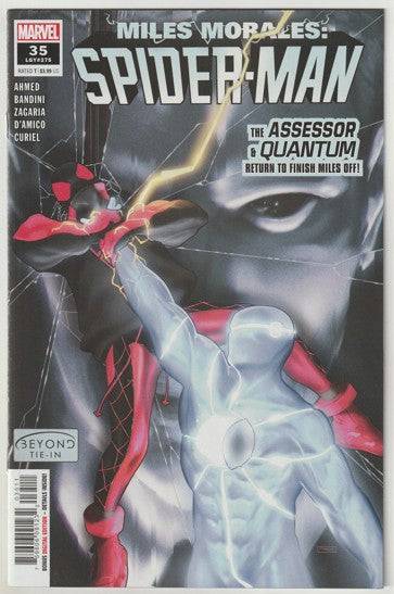 Miles Morales: Spider-Man #35 (LGY #275, 2022) - 1st cameo appearance of Captain America Miles Morales