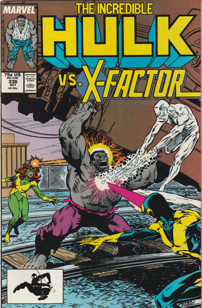 Incredible Hulk #336 (1987) - Todd McFarlane Grey Hulk vs X-Factor