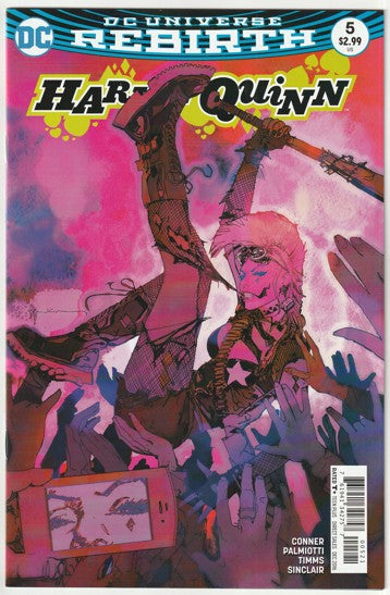 Harley Quinn #5 (2016) - Rebirth - Bill Sienkiewicz Variant Cover
