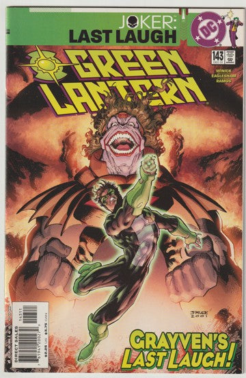 Green Lantern #143 (2001) - Joker: Last Laugh tie-in, Jim Lee cover
