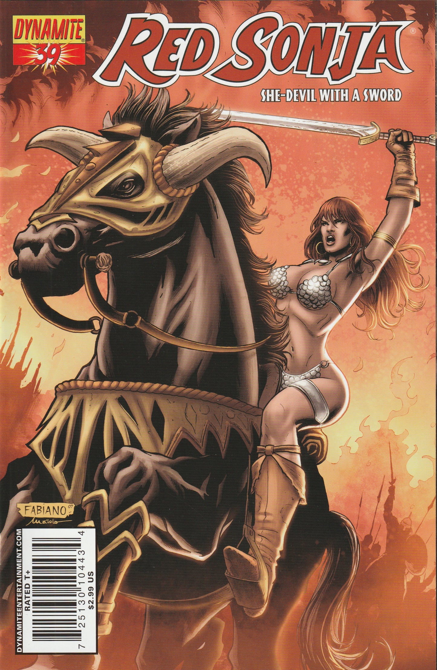 Red Sonja #39 (2008) - Fabiano Neves cover