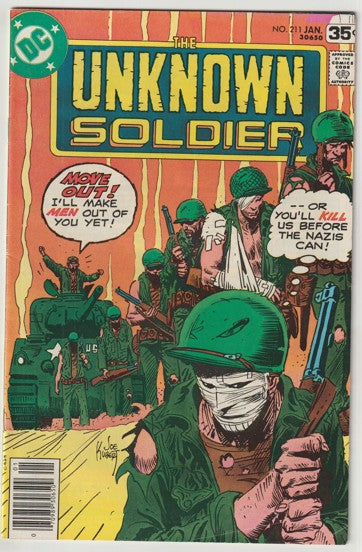 Unknown Soldier #211 (1978) - Joe Kubert cover