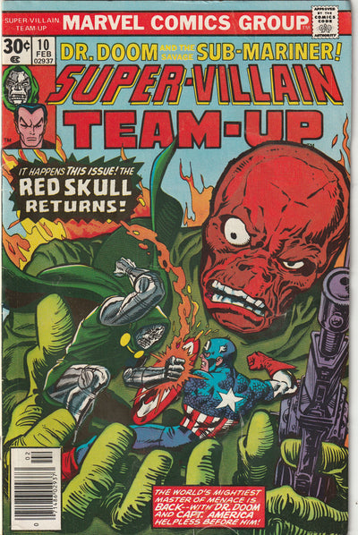 Super Villain Team-Up #10 (1977) - Red Skull Appearance