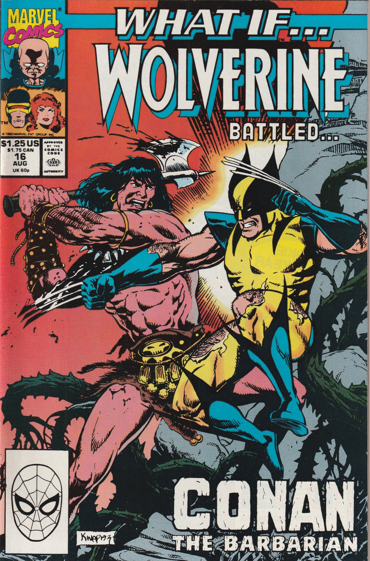 What If? #16 (Vol 2 - 1990) - Wolverine Fought Conan?