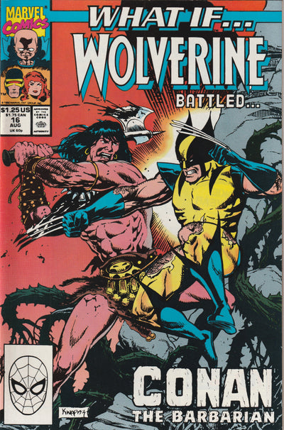 What If? #16 (Vol 2 - 1990) - Wolverine Fought Conan?