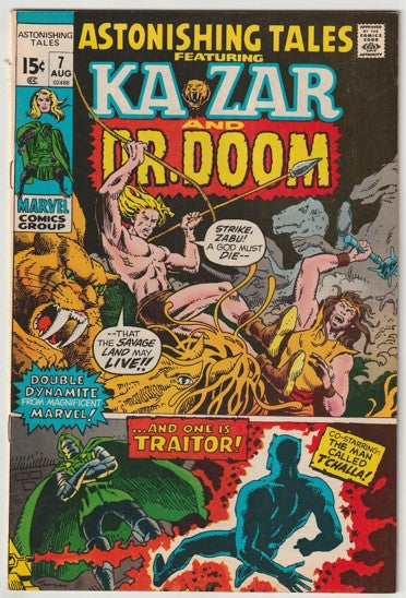 Astonishing Tales #7 (1971) - 2nd Appearance of Bobbi Morse (Mockingbird), Doom vs Black Panther