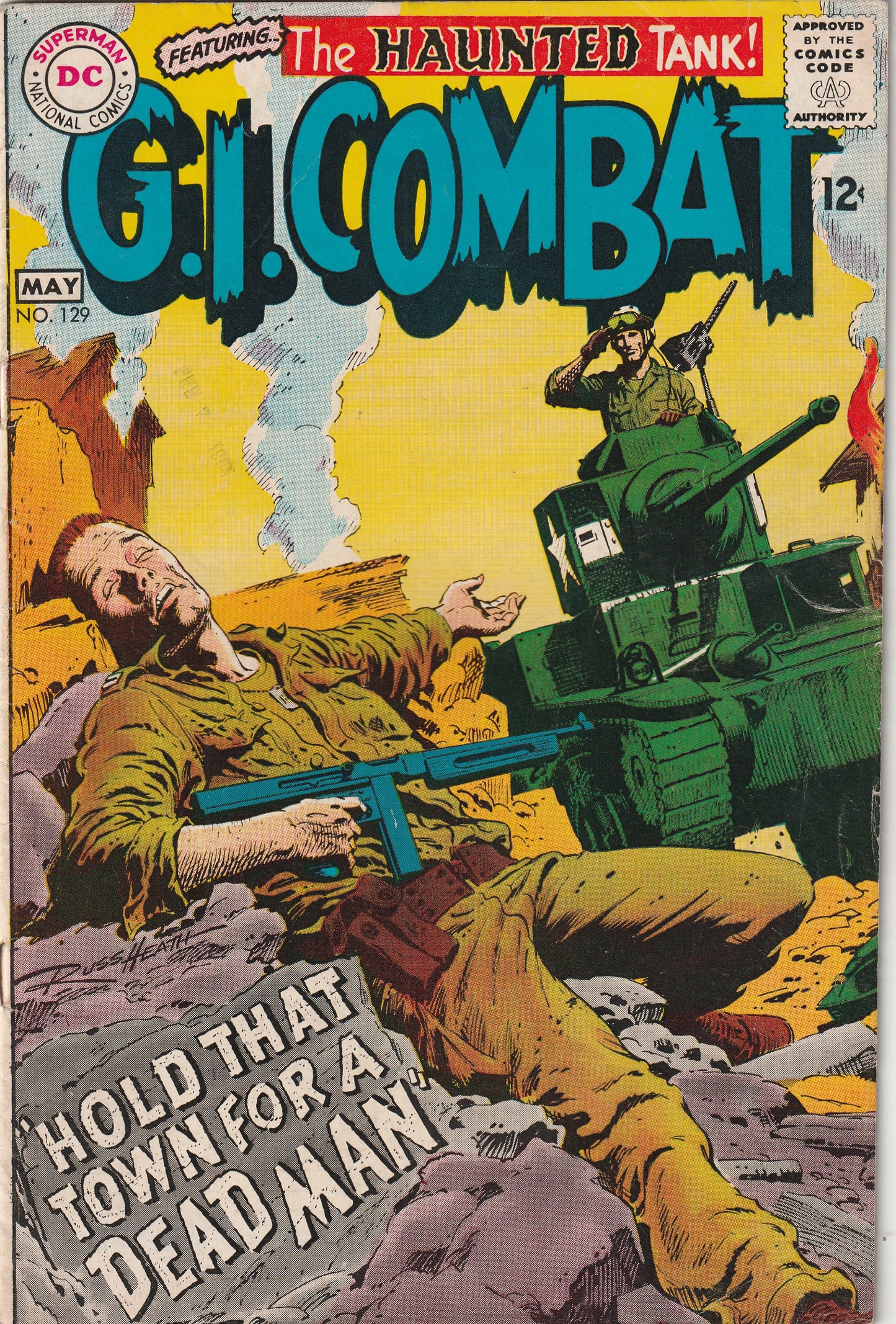 G.I. Combat #129 (1968) - Russ Heath cover