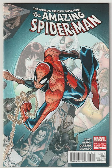 Amazing Spider-Man #700 (2013) - Humberto Ramos Variant Cover