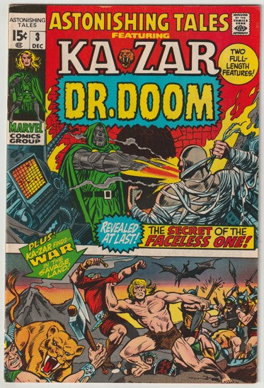 Astonishing Tales #3 (1970) - 1st Appearance of Zaladane